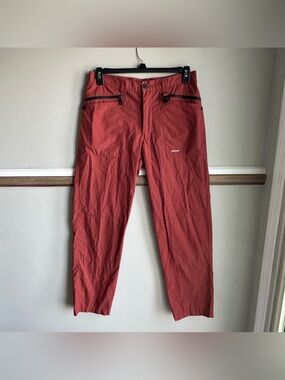 Rohan Airlight Hiking Lightweight Walking Travel Brick Red Pants